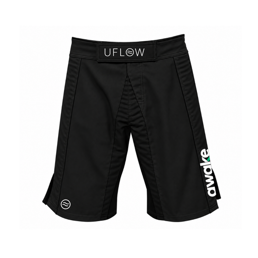 Grappling Shorts - Black - UFlow x Awake BJJ